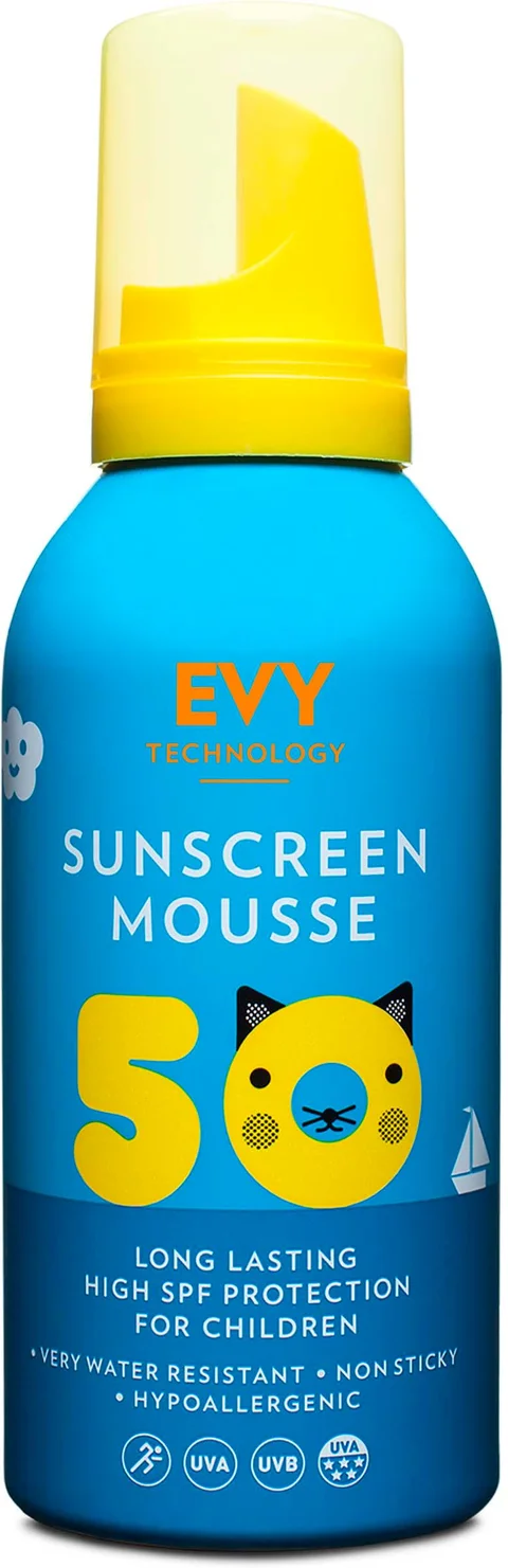 EVY Sunscreen Mousse For Children SPF50, 150 ml