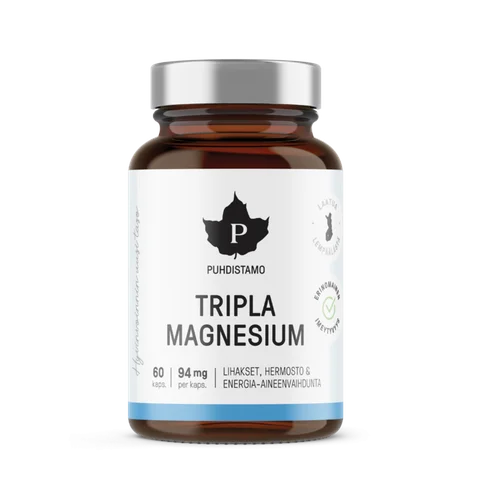 Puhdistamo Tripla Magnesium 60 kapselia